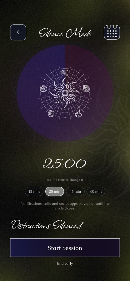 Silence mode app blocker